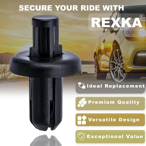 Vista 4 de Rexka 20 unids delantero y trasero parachoques cubierta retenedor panel lateral clip para Subaru 909140059 Forester Impreza Legacy Outback WRX STI