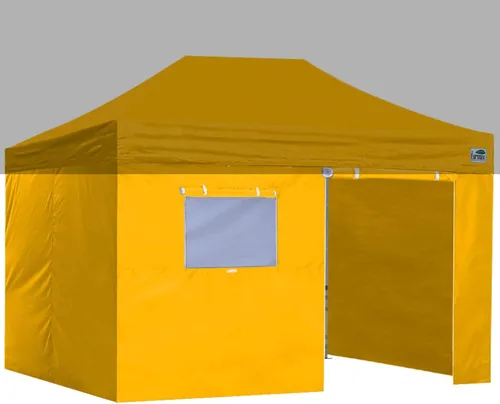 Vista 10 de Eurmax - Kit de paredes con cierre para toldo de 10 x 20 pies, con ventana de malla y puerta enrollables, solo 4 paredes (color blanco)