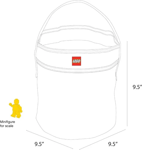 Vista 5 de LEGO Jack O Lantern Bolsa de Halloween Negro