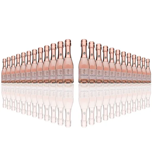 Vista 10 de VINADA - Crispy Chardonnay Mini - Vino Cero Alcohol - 6.8 fl oz (24 Botellas de Vidrio)