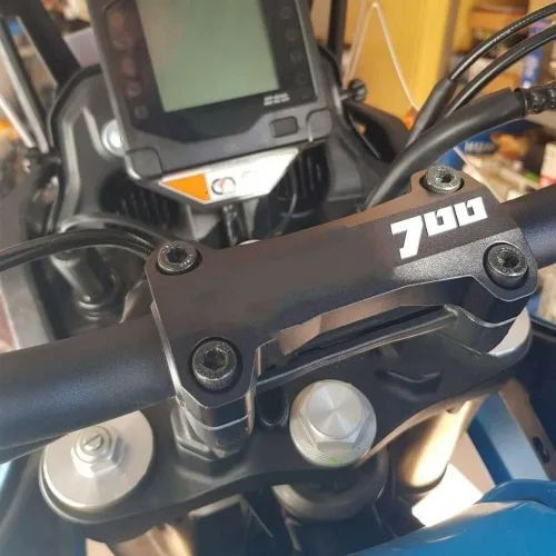 Vista 2 de Abrazadera de manillar elevadores de barra de manillar para Yamaha para Tenere 700 TENERE700 para XTZ XT700Z T700 para T7 2019 Accesorios CNC