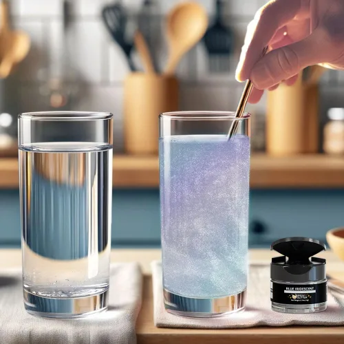 Vista 165 de Brew Glitter - Purpurina comestible rosa claro para bebidas, cócteles, cerveza y bebidas 1 frasco de 4g