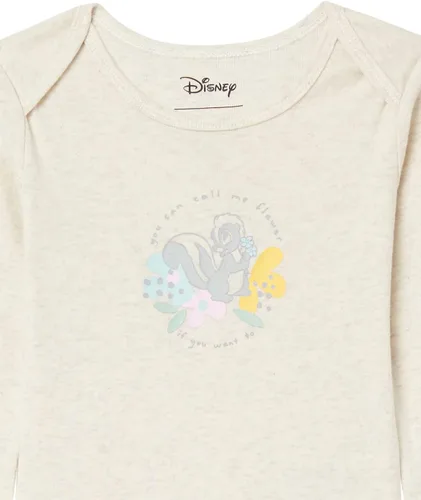 Vista 4 de Tienda Essentials Disney Marvel Star Wars Body de manga larga para bebé princesa, paquete de 5