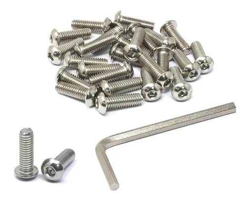 Vista 12 de iexcell Kit de tornillos de cabeza hexagonal de acero inoxidable 304 de 1/4-20 x 1, 50