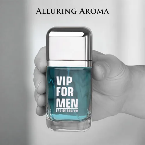 Vista 6 de VIP for Men Eau De Parfum - Fragancia floral limpia y amaderada - Notas altas de lavanda, pomelo, bergamota y petitgrain - Fragancia base