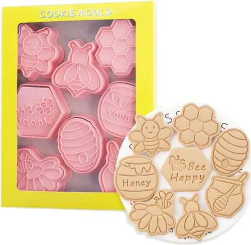 Vista 20 de Juego de 8 moldes de galletas de astronauta para hornear, moldes de galletas alienígenas, juego de moldes de galletas de meteoritos y herramientas