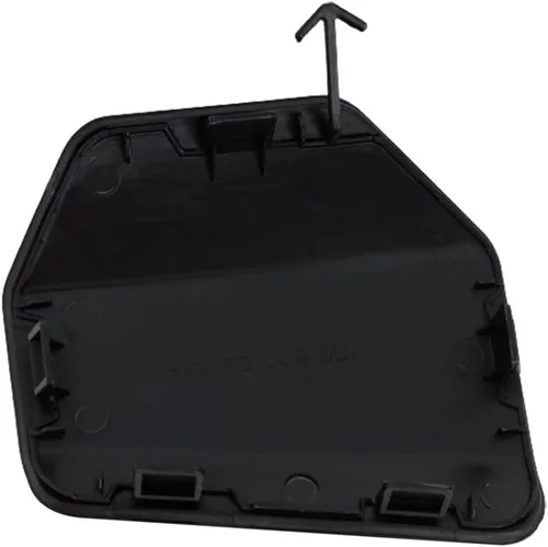 Vista 3 de Para Toyota Corolla Cross 2022 2023 Cubierta de gancho de remolque frontal Hecho de plástico Negro texturizado Reemplazo para TO1029144