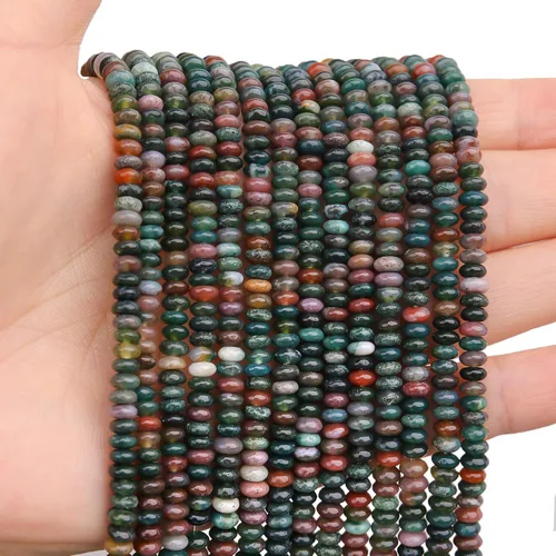 Vista 81 de BONNY BOXX 1 hebra (150 piezas) Cuentas naturales de turquesa africana de 2 * 4 mm, cuentas de disco de ábaco de piedra natural, cuentas sueltas