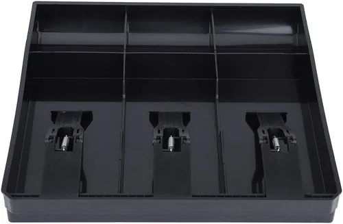 Vista 8 de Cajón de caja registradora para punto de venta Ystem Cajón de caja registradora Bandeja de inserción de 3 billetes y 3 compartimentos con clip