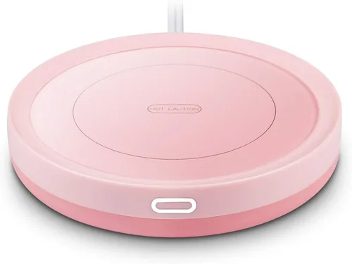 BESTINNKITS Calentador inteligente de café, calentador de tazas con inducción por gravedad, encendido y apagado automático, para uso en escritorio