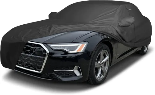 Vista 69 de iCarCover Funda de automóvil personalizada para Audi 100 y 200 (1989-1994), impermeable, para todo tipo de clima, lluvia, nieve, UV, protector solar