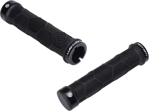 Vista 5 de Agarre para manillar de bicicleta de montaña de doble cierre de Fifty-Fifty, agarre de bloqueo para manillar de bicicleta, manillar MTB