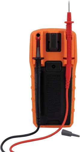 Vista 12 de Klein Tools Multímetro digital MM420, multímetro TRMS de rango automático, voltaje CA/CC de 600V, corriente CA/CC 10A, resistencia de 50 MOhms