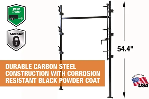 Vista 2 de Buyers LT10 - Estante de bloqueo de 3 recortadoras para camiones y remolques