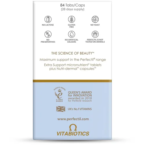 Vista 6 de Vitabiotics - Perfectil - Max - 84 Tabs/Caps