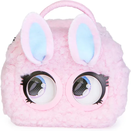 Vista 10 de Purse Pets Micros, Denim Deerie Stylish Small Purse with Eye Roll Feature