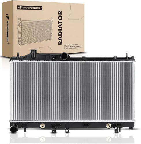 A-Premium Conjunto de radiador de refrigerante del motor con enfriador de aceite de transmisión Compatible con Subaru Forester 09-13, Impreza 08-11,