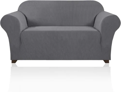 Vista 25 de PrinceDeco Funda elástica para sofá de 3 cojines, protector de muebles con parte inferior elástica antideslizante, apta para perros
