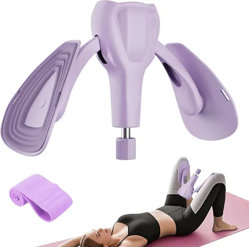 Vista 9 de Pelvic Floor Exercise Devices 77 lb Adjustable Kegel Inner Thigh Exerciser and Hip Trainer Workout Equipment for Home Postpartum Recovery Women Men
