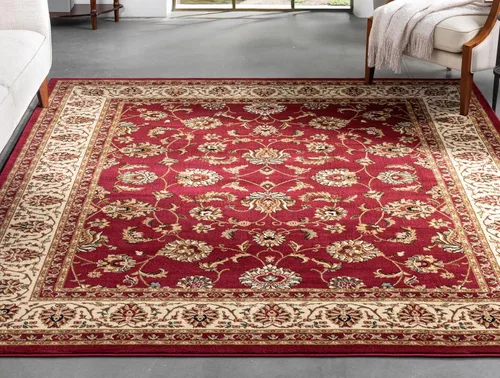 Vista 28 de Well Woven Barclay Collection Sarouk - Alfombra negra de 5 x 7 pies, para sala de estar, dormitorio y comedor