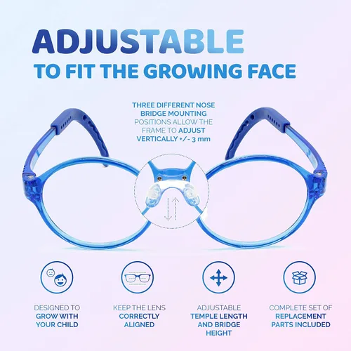 Vista 3 de Tempo Gafas ajustables para niños - Gafas graduadas para niños - 2004