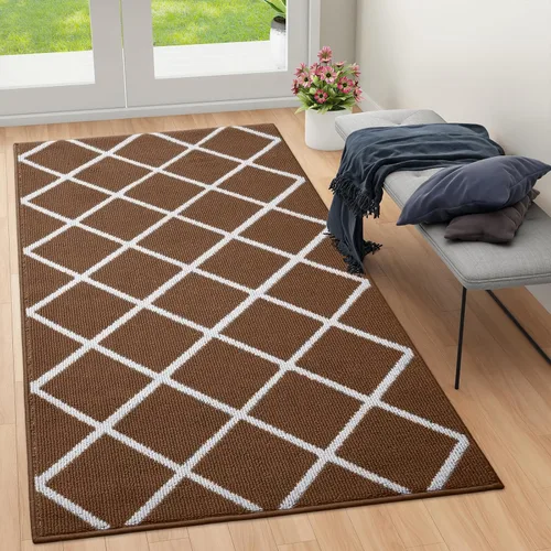 Vista 31 de Finchitty Alfombra para Puerta Interior, Resistente a la Suciedad y Absorbente, de Perfil Bajo, Antideslizante, Lavable, Alfombras de Piso