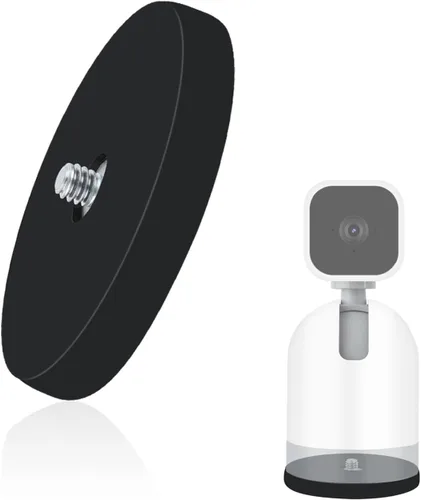 Vista 10 de Paquete de 2 soportes magnéticos para cámara compatibles con batería Ring Stick Up Cam (2ª, 3ª), Ring Outdoor Cam Plus, soporte magnético de pared