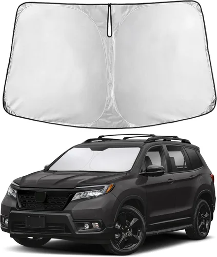 Vista 126 de EcoNour - Parasol plegable para parabrisas de Toyota Tacoma 2016-2025 2026, accesorios para camioneta de 2 puertas y 4 puertas, protector de visera