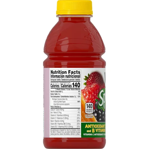 Vista 2 de V8 Splash Jugo de frutas, 16 onzas, 12