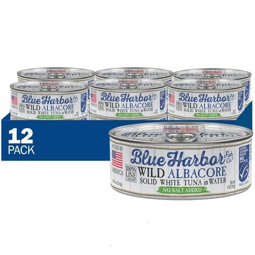 Vista 9 de Blue Harbor Fish Co. - Atún albacora salvaje en agua sin sal añadida, 4.6 onzas