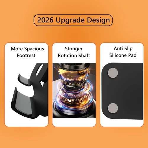 Vista 6 de Soporte de metal para tableta, soporte ajustable de rotación de 360° compatible con tabletas de 4 a 16 pulgadas como iPad Pro Air, iPad mini, Tab