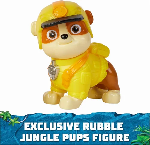Vista 6 de Paw Patrol Jungle Pups, Rubble Rhino Vehicle, Toy Truck with Collectible Action Figure, Kids Toys for Boys & Girls Ages 3 and Up