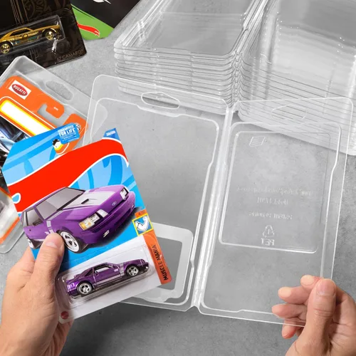 Vista 3 de Sterling Protector Case Modelo 17201 Mainline Paquete de 6 en caja de regalo para Hot Wheels y Matchbox Diecast, se adapta a tarjetas de tamaño 6.5