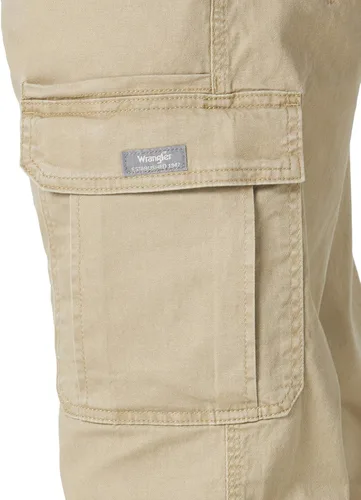 Vista 6 de Wrangler Authentics - Pantalón cargo, elástico y de corte holgado para hombre