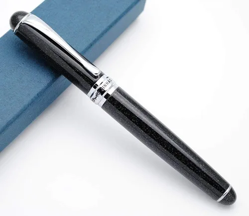 Vista 5 de Pluma estilográfica JINHAO X750 de punta M (Negro con acabado mate)