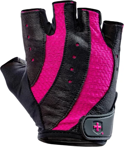 Guantes Harbinger Pro para mujer con palma de cuero acolchada con ventilación para levantamiento de pesas, entrenamiento, fitness y entrenamientos