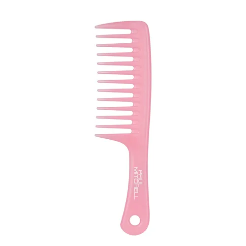 Vista 10 de Paul Mitchell Peine desenredante, peine de dientes anchos desenreda el cabello húmedo o seco