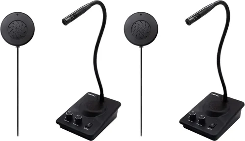 Vista 9 de CallToU Sistema de intercomunicación con altavoz de ventana, intercomunicación de 2 vías, antiinterferencia, micrófono, contador, intercomunicador