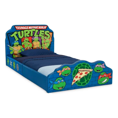 Vista 44 de Delta Children Jeep - Cama individual tapizada, color azul
