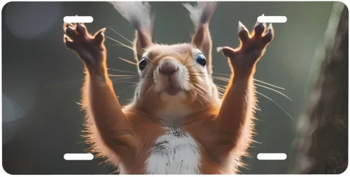 Vista 11 de Placa de matrícula retro Daisy, placa de matrícula delantera decorativa para el auto, placas de matrícula novedosas de aluminio, etiqueta