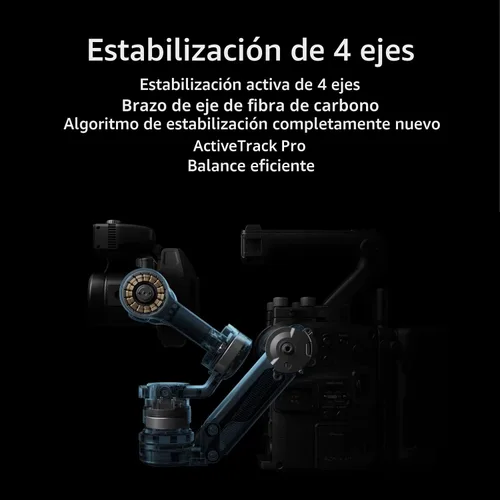Vista 4 de DJI Ronin 4D-6K, estabilización de 4 ejes a par con una plataforma, diseño modular altamente integrado, cámara cardán de marco completo, grabación