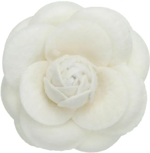 PATIKIL Camellia Flower Brooches, Vintage Fabric Flower Brooches Handmade Floral Pins for Women Hat Dress Shirt Tie Corsage