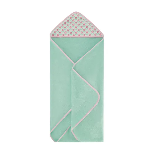 Vista 5 de Cudlie Paquete de 3 toallas con capucha enrolladas/cardadas con botones y puntadas en estampado de Bless This Baby, GS71730