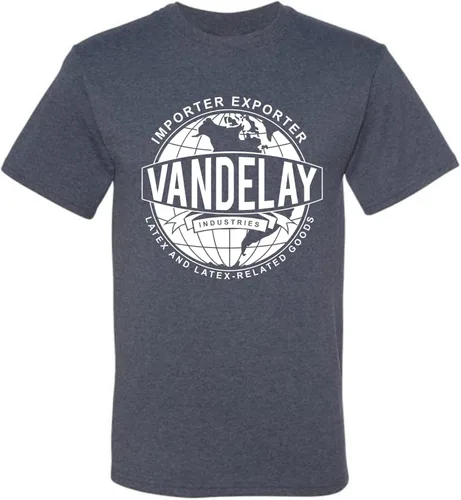 Vista 3 de Wild Bobby Vandelay Industries Shirt Latex-Related Goods Pop Culture Men's Graphic T-Shirt