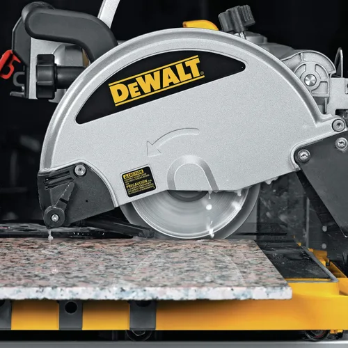 Vista 10 de DEWALT Sierra para baldosas húmedas con soporte, 10 pulgadas, con cable (D24000S)