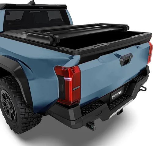 Vista 17 de Perfit Liner FRP Cubierta Rígida de Triple Pliegue Tonneau para Caja de Camioneta para Pickup Compacta Tacoma 1989-2004 de 6 Pies (73") Fleetside