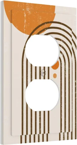 Vista 103 de Cubiertas Decorativas para Tomacorrientes de Baño Lavabo Cita Inspiracional Tablón de Madera Vintage Placa de Pared de 1 Gang Cubierta de Placa