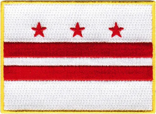 Vista 55 de Parche Bordado de la Bandera del Estado de Minnesota, Emblema MN, Planchado, Versión 2024