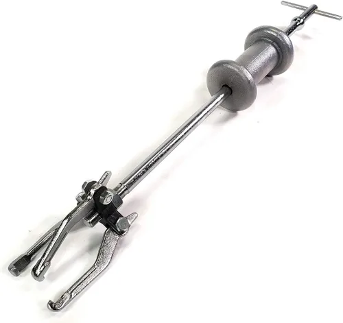 Vista 5 de XtremepowerUS Martillo deslizante automotriz para eje extractor de rodamiento de rueda trasera con adaptadores de mordaza de acero Cr-V