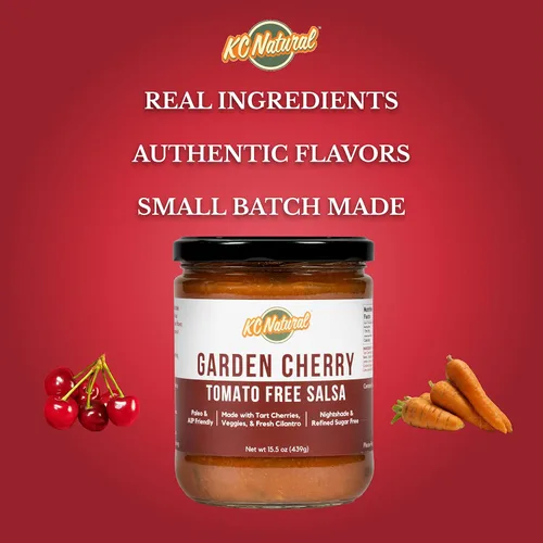 Vista 8 de KC Natural - Salsa sin tomate cherry de jardín - Sin sombreado - Apto para paleo y AIP - 15.5 oz